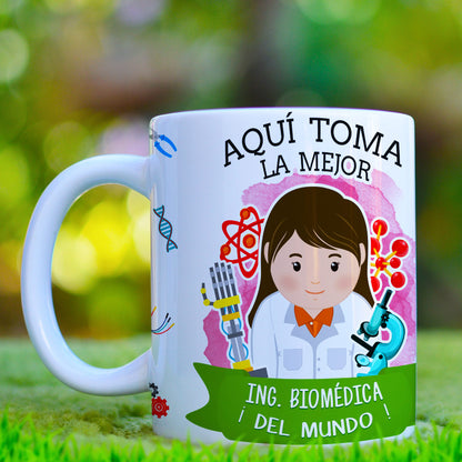 Taza Ing. Biomédico El/Ella