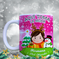 Taza Navidad Aquí Toma 04