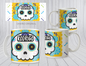 Taza Calavera Amarillo