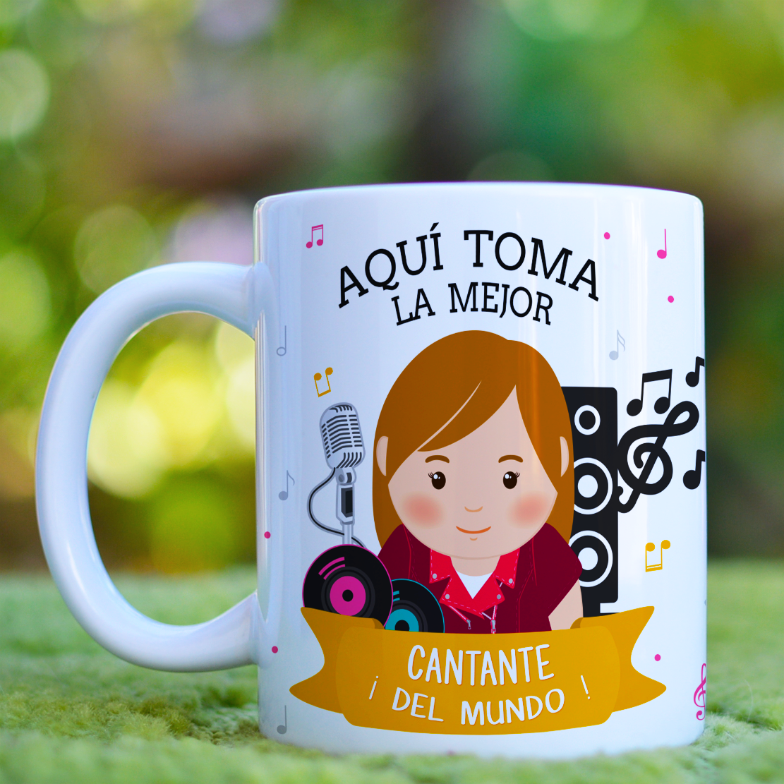 Taza Cantante el/ella