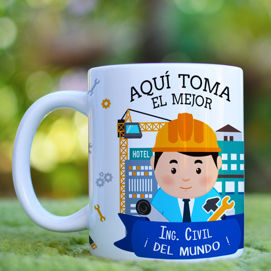 Taza Ing. Civil El / Ella