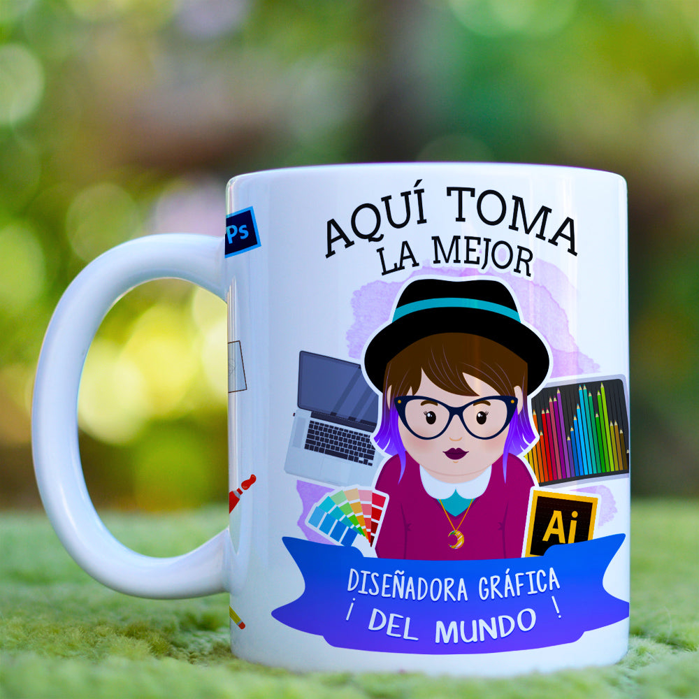 Taza Diseñadora Gráfica