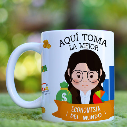 Taza Economista El / Ella