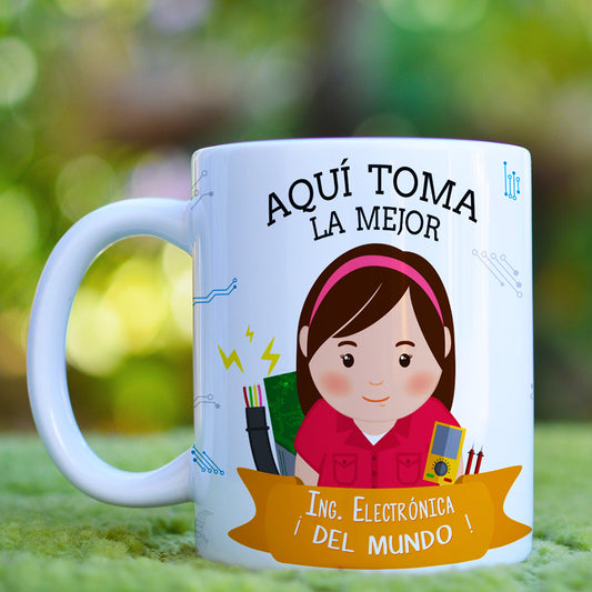 Taza Ing. Electronico El /Ella