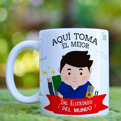 Taza Ing. Electronico El /Ella