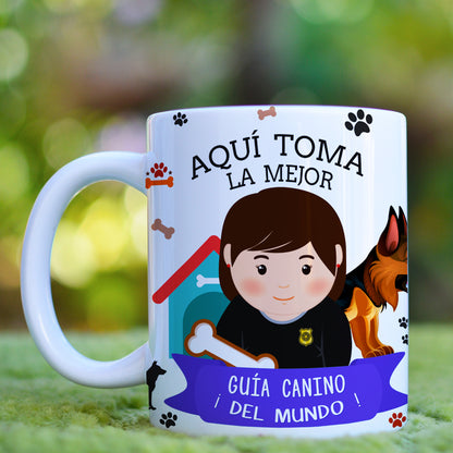 Taza Guía Canino El / Ella