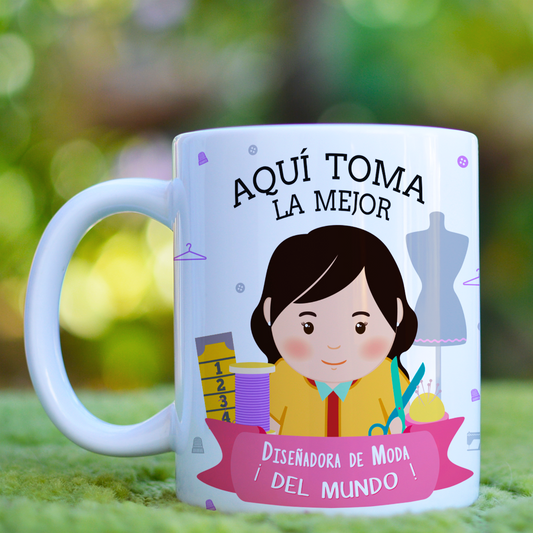 Taza Diseñadora Moda Ella