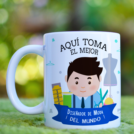 Taza Diseñador Moda El