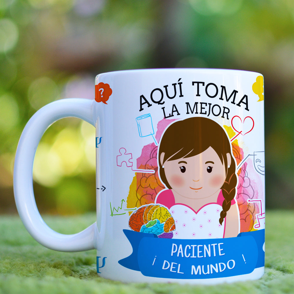 Taza Paciente El / Ella