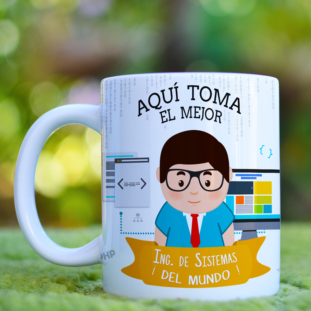 Taza Ing. Sistemas El / Ella